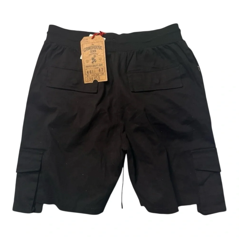 Black cargo shorts Sz various